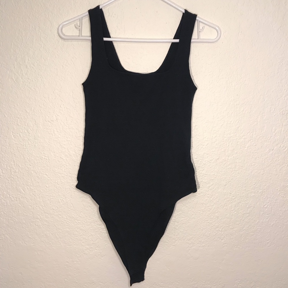 NWOT H&M Knit Black Sleeveless Bodysuit